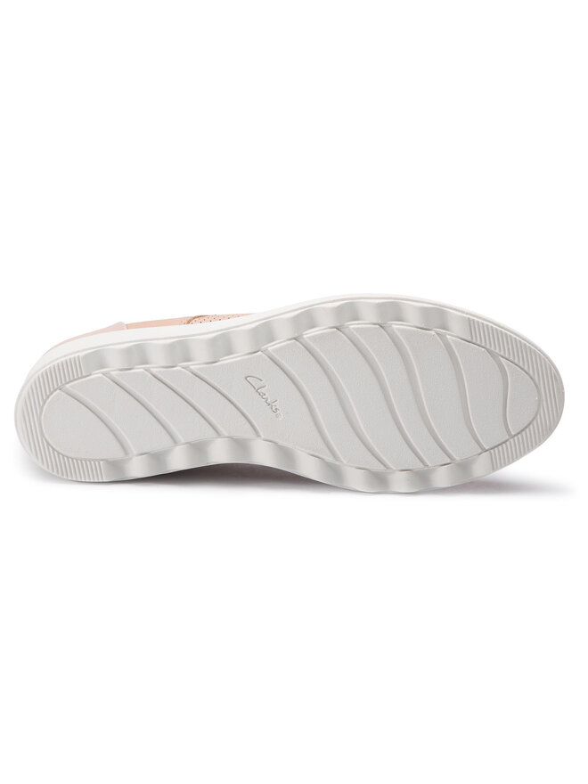 Clarks Oxfordky Clarks Sharon Crystal 261406424 Ružová