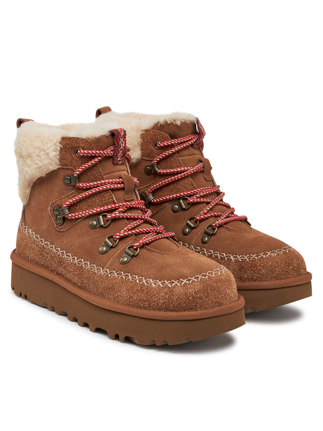 Ugg Μπότες Χιονιού Ugg W Classic Alpine Lace Up 1158271 Καφέ
