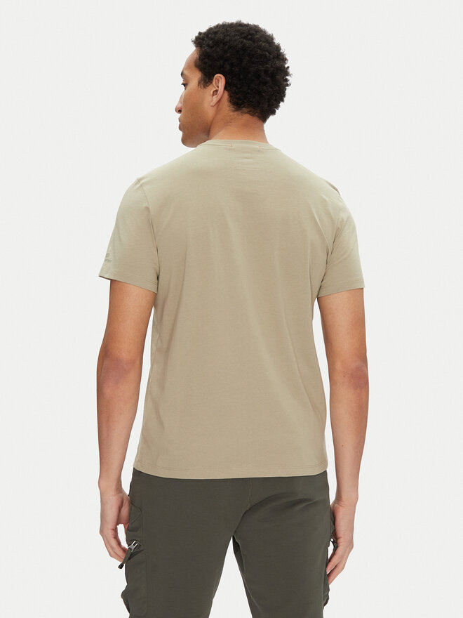Parajumpers Parajumpers T-shirt Leland 25SMPMTSGT09 Bež Regular Fit