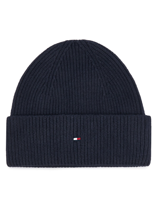 Tommy Hilfiger Mütze Tommy Hilfiger Flag AW0AW19102 Dunkelblau