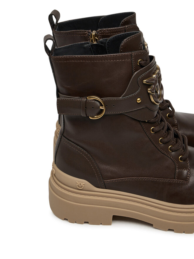 PINKO Schnürstiefeletten PINKO MIA 07 SD0147 P001 L56 Braun