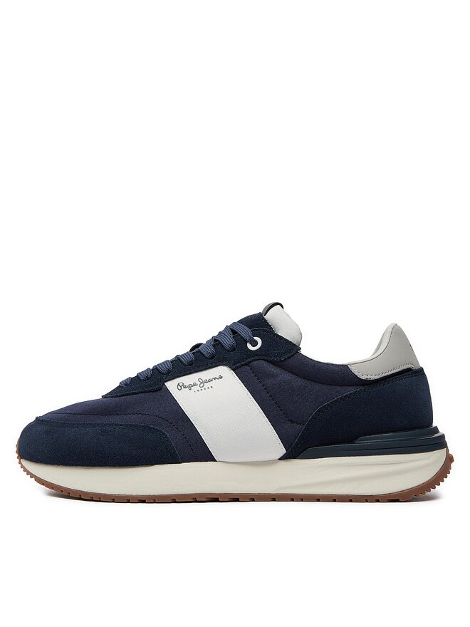 Pepe Jeans Tenisice Pepe Jeans Buster Tape PMS60006 Tamnoplava