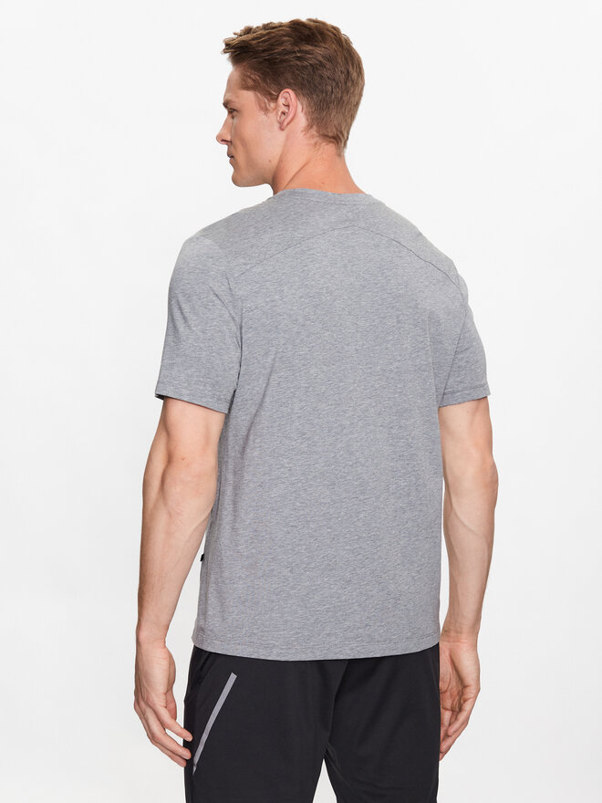 On On Marškinėliai Active-T M 12201065 Pilka Athletic Fit