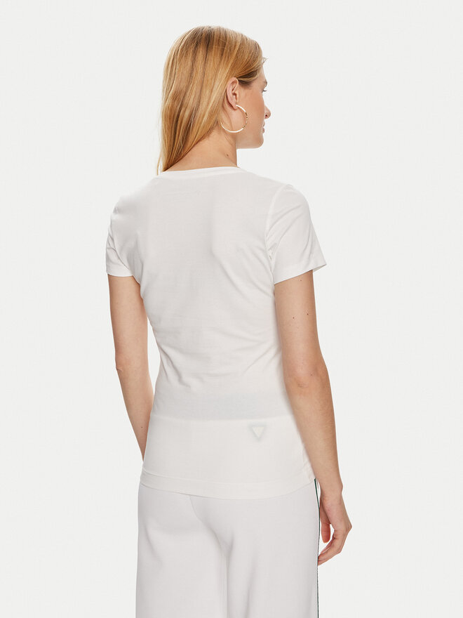 Guess Guess T-Shirt W4YI71 J1314 Λευκό Regular Fit