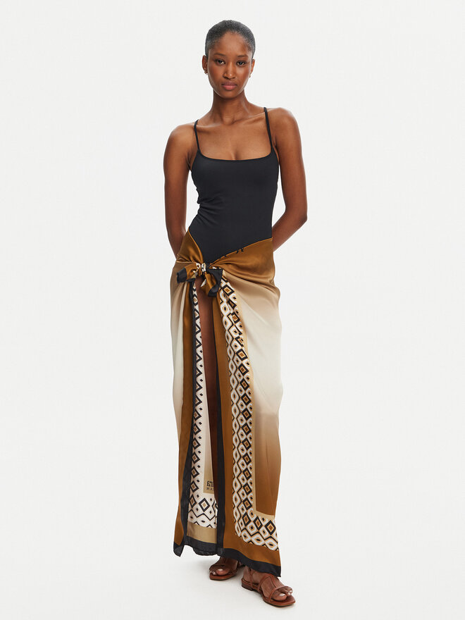 Max Mara Beachwear Naglavna ruta Max Mara Beachwear Ottico 2516541019 Rjava