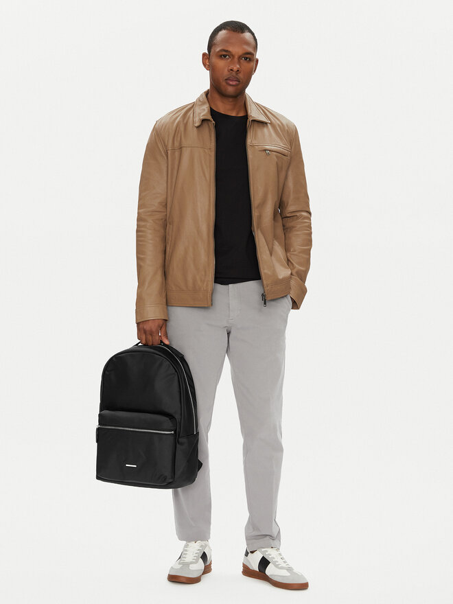 Calvin Klein Nahrbtnik Calvin Klein Sleek Nylon Backpack LV04D3042G Črna