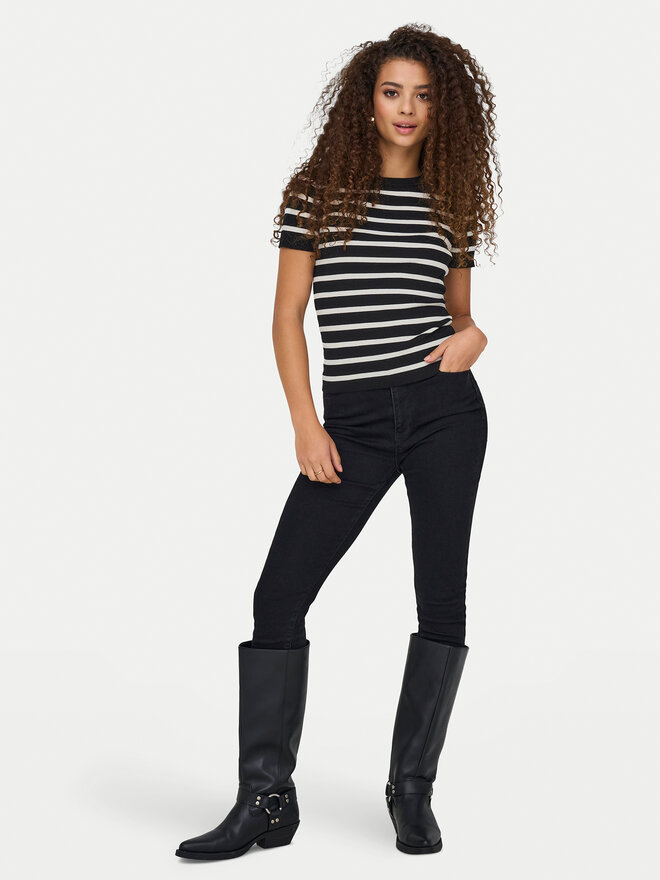 JDY JDY Футболка Cirkeline 15307860 Чорний Slim Fit