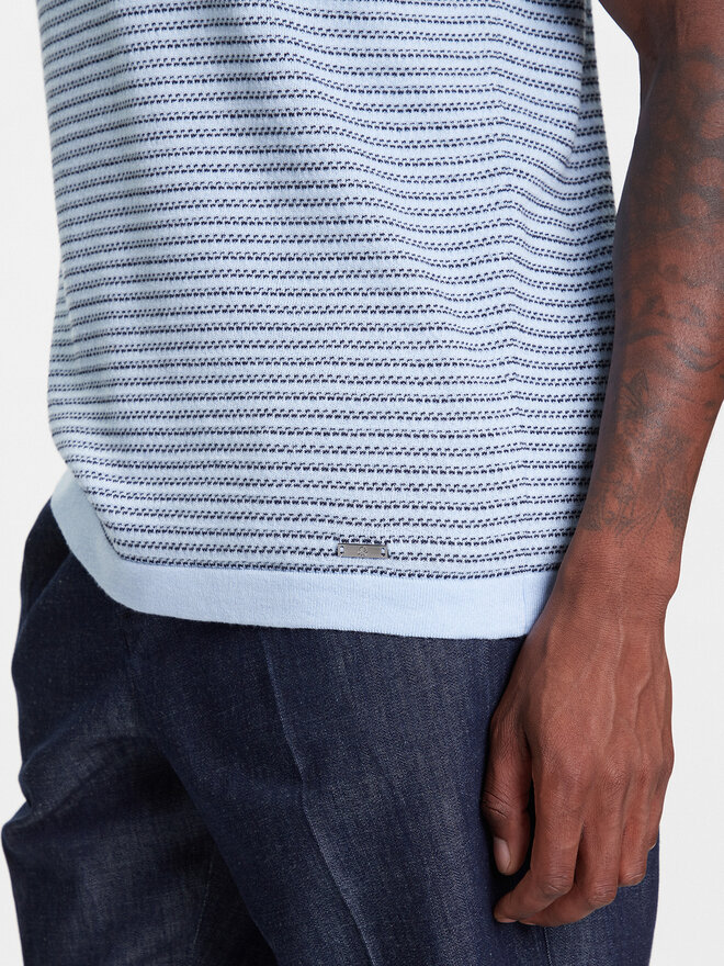 United Colors Of Benetton United Colors Of Benetton Поло 1094K301J Голубий Regular Fit