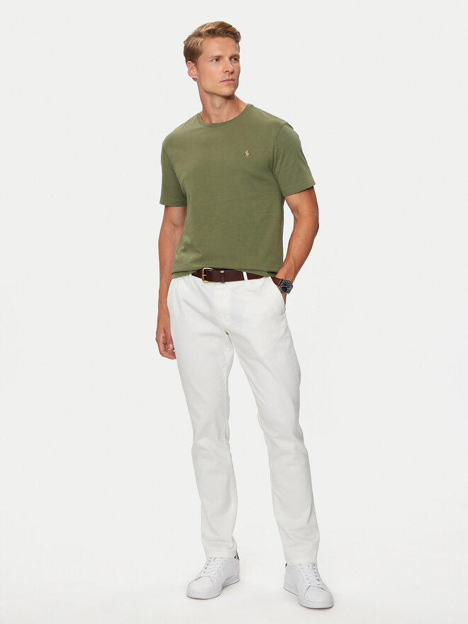 Polo Ralph Lauren Polo Ralph Lauren T-Shirt 710671438389 Grün Custom Slim Fit