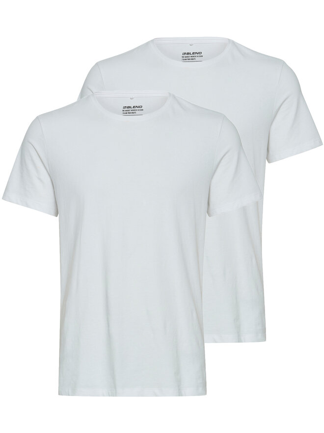 Blend Blend Σετ 2 T-Shirts Nick 701877 Λευκό Regular Fit