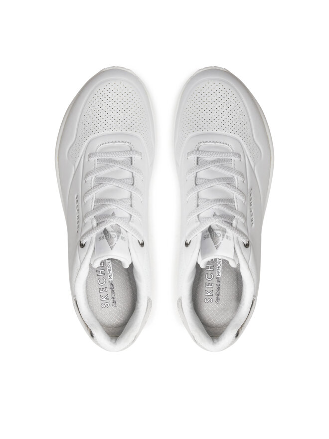 Skechers Сникърси Skechers Uno Shimmer Away 155196/WSL Бял