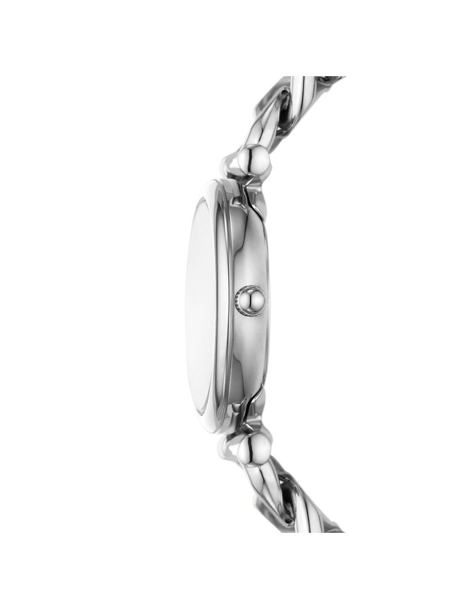 Fossil Zegarek Fossil Carlie ES5331 Srebrny