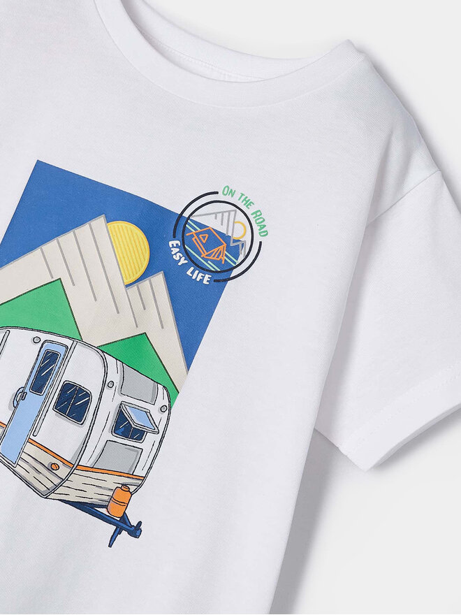 Mayoral Mayoral Marškinėliai 3004 Balta Regular Fit