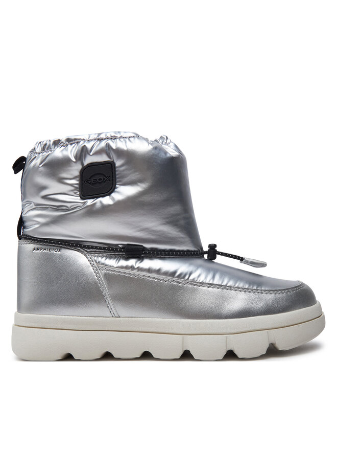 Geox Snehule Geox J WILLABOOM GIRL B A J46HWE 0LVNF C0474 S Strieborná