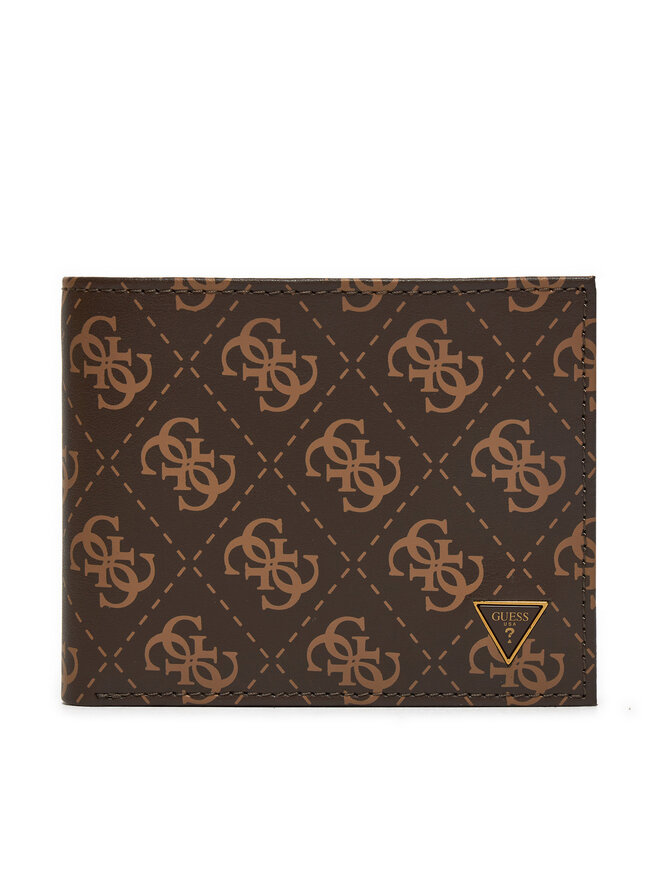 Guess Portafoglio grande da uomo Guess SMVELE LEA20 Marrone