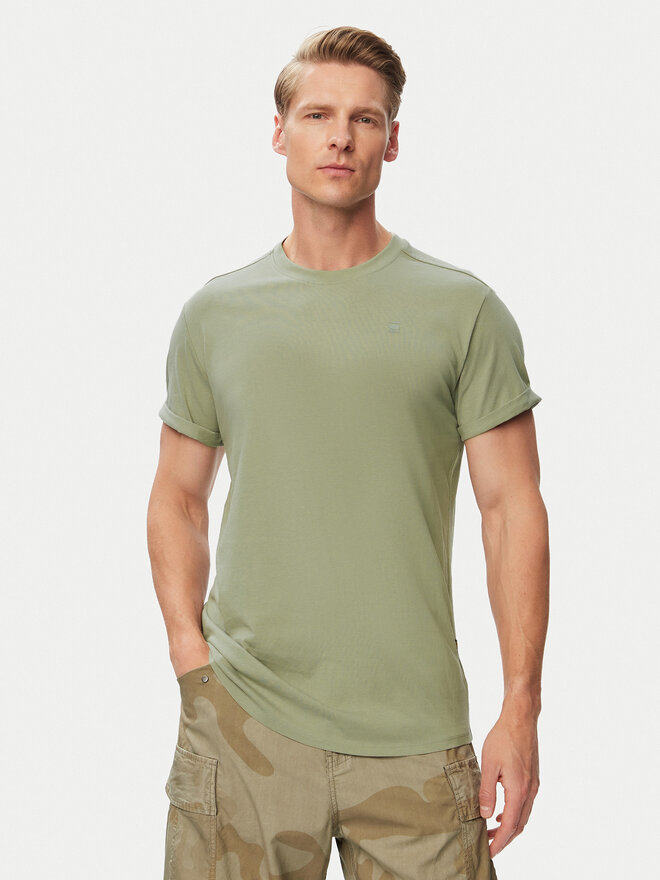 G-Star Raw G-Star Raw T-Shirt Lash D16396-B353 Grün Regular Fit
