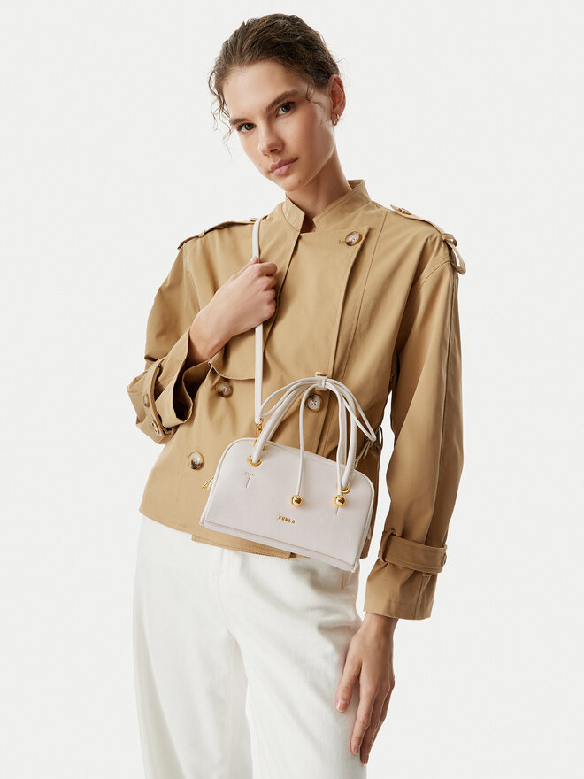 Furla Handtasche Furla Poppy Mini WE00915 BX4573 CN PNN00 Creme