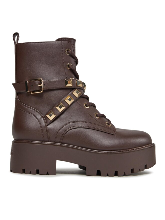 Guess Schnürstiefeletten Guess Vaida FL8VDA Braun