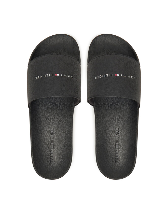 Tommy Hilfiger Nazouváky Tommy Hilfiger Hilifger Nyc Pool Slide FM0FM05432 Černá