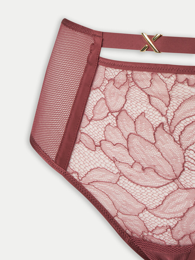 Chantelle X Chantelle X Klassischer Damenslip mit hoher Taille Xquisite C01AC5 Rosa
