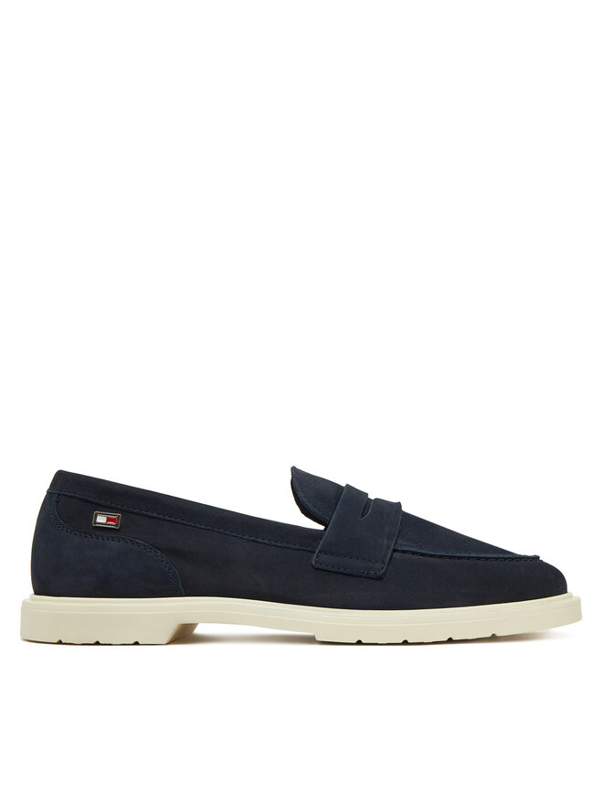Tommy Hilfiger Loafersy Tommy Hilfiger FW0FW08679 Granatowy