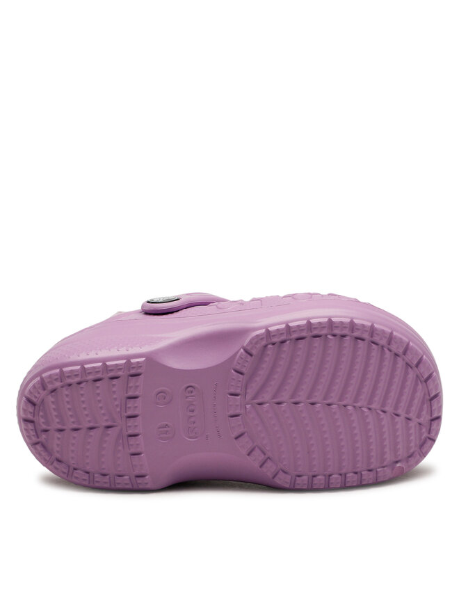 Crocs Klapki Crocs Baya Lined Clog K 207500-5Q5 Fioletowy