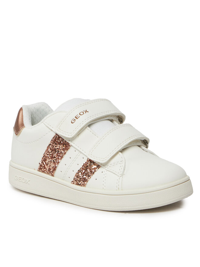 Geox Sneakersy Geox J Eclyper Girl J45LRA 000BC C1ZH8 S Bílá