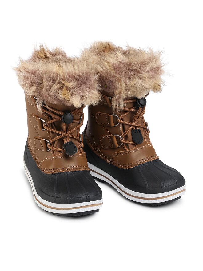 CMP Μπότες Χιονιού CMP Kids Anthilian Snow Boot Wp 30Q4594 Καφέ