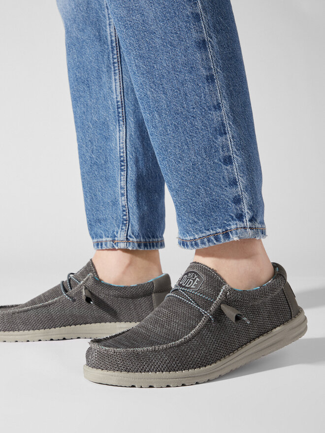 Hey Dude Mocassini Hey Dude Wally Sox 40019-025 Grigio
