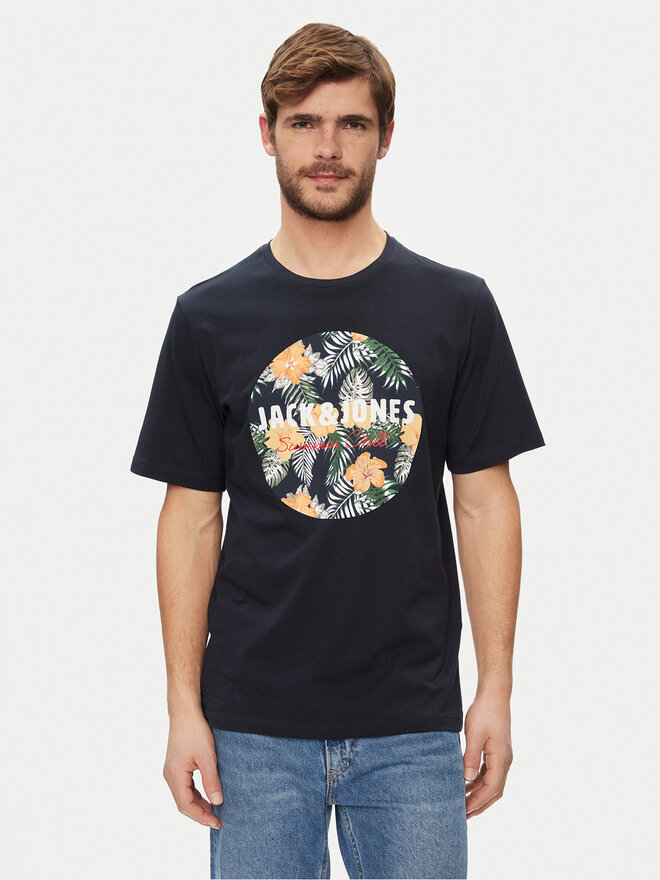Jack&Jones Jack&Jones Marškinėliai Chill 12248072 Tamsiai mėlyna Standard Fit