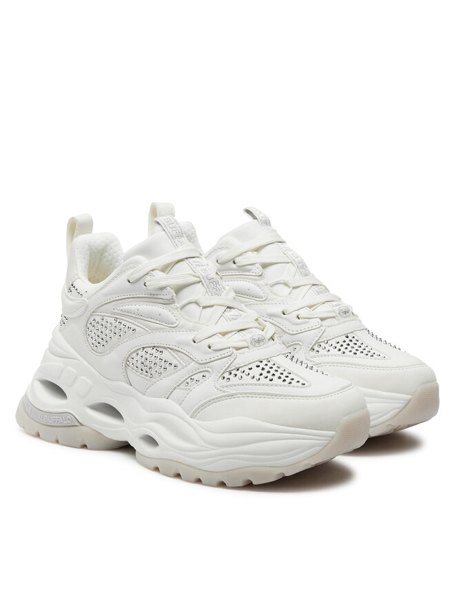 Buffalo Sneakersy Buffalo Triplet Glam BN16361961 Biela