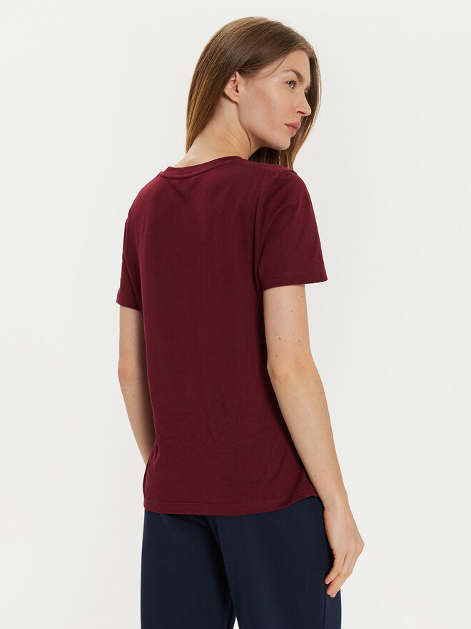Tommy Hilfiger Tommy Hilfiger Marškinėliai WW0WW40276 Vyšninė Regular Fit
