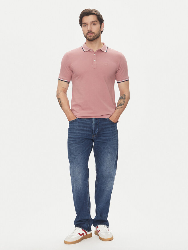 Lindbergh Lindbergh Poloshirt 30-404010 Rosa Relaxed Fit