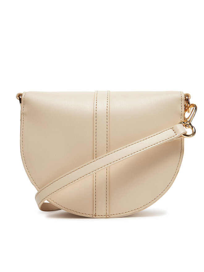 Tommy Hilfiger Kabelka Tommy Hilfiger Th Heritage Saddle Bag AW0AW17164 Écru