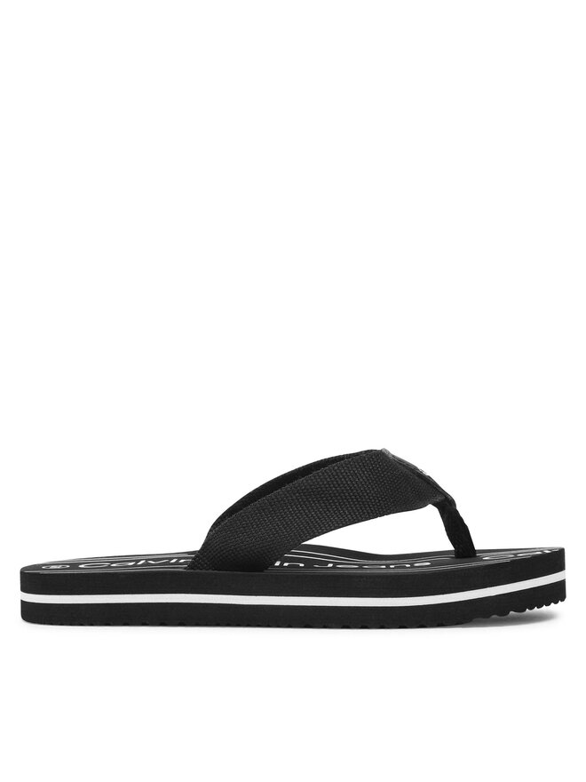 Calvin Klein Jeans Japanke Calvin Klein Jeans Logo Flip Flop V3X8-80624-0058 M Crna
