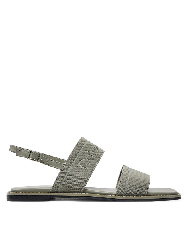 Calvin Klein Sandalen Calvin Klein Flat Sandal He HW0HW01990 Grau
