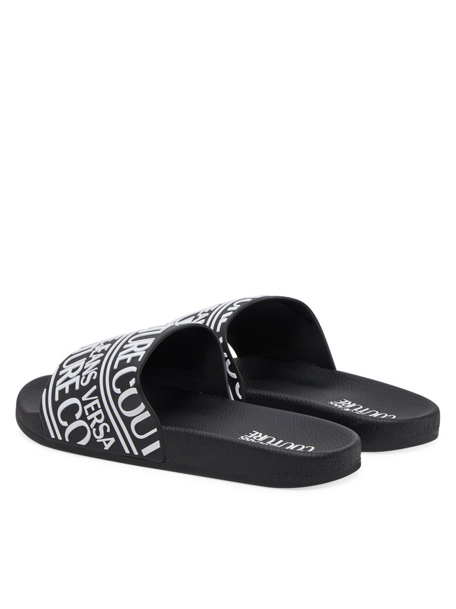 Versace Jeans Couture Παντόφλες Versace Jeans Couture 78YA3SQ1 Μαύρο