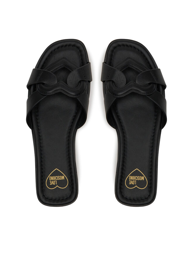 LOVE MOSCHINO Klapki LOVE MOSCHINO JA28092G1MIA0000 Czarny