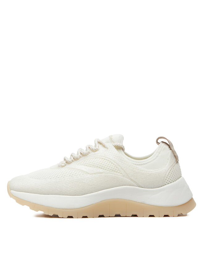 Calvin Klein Snīkeri Calvin Klein Runner Lace Up Pearl Mix M HW0HW02079 Balts