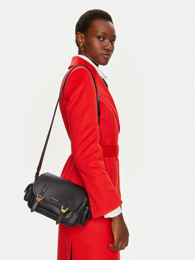 Coccinelle Handtasche Coccinelle RFF Coccinellecampus E1 RFF 15 02 01 Schwarz
