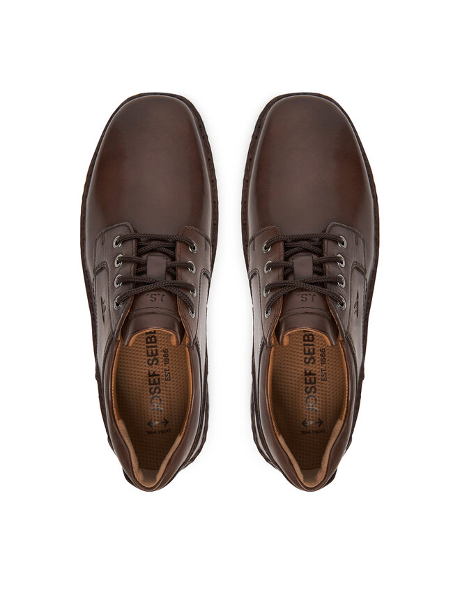 Zapato New Anvers 11 De JOSEF SEIBEL - Media Caña En índigo, Cuero De Gamuza, Ideal Para Pies Anchos, Comodidad Total