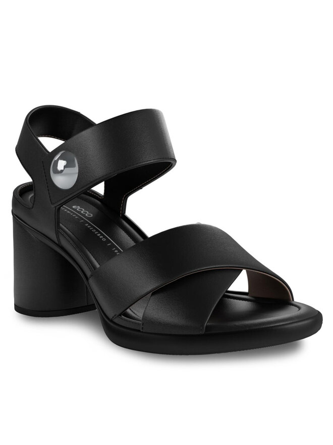 ECCO Sandály ECCO Sculp Lx55 W Cr Open Lea 22289301001 Černá