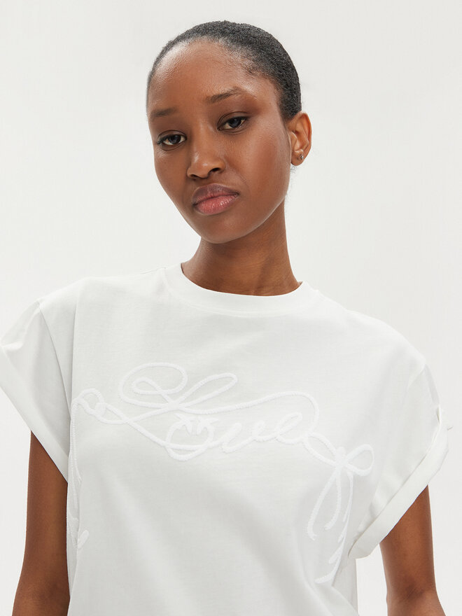 PINKO Pinko T-Shirt Telesto 103138 A1XD Weiß Relaxed Fit