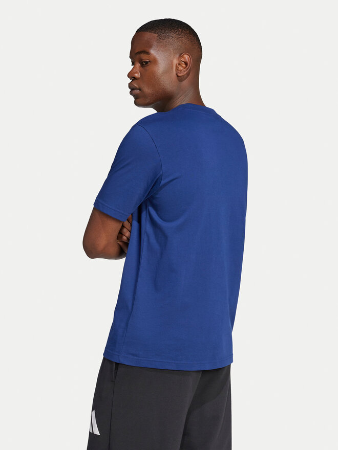 adidas adidas Футболка Essentials Big Logo JE8940 Cиній Regular Fit