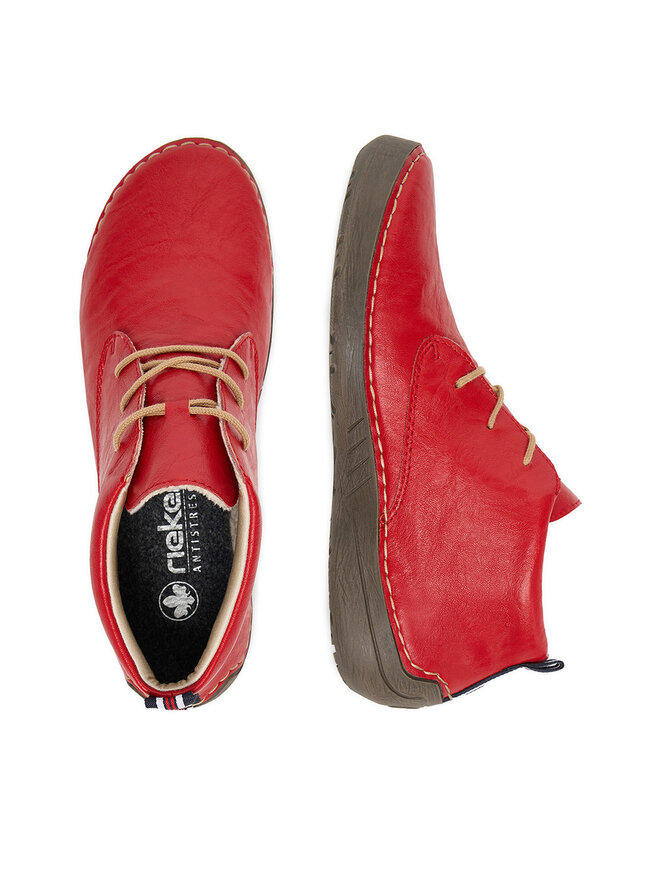 Rieker Nizki čevlji Rieker 52522-33 Rdeča