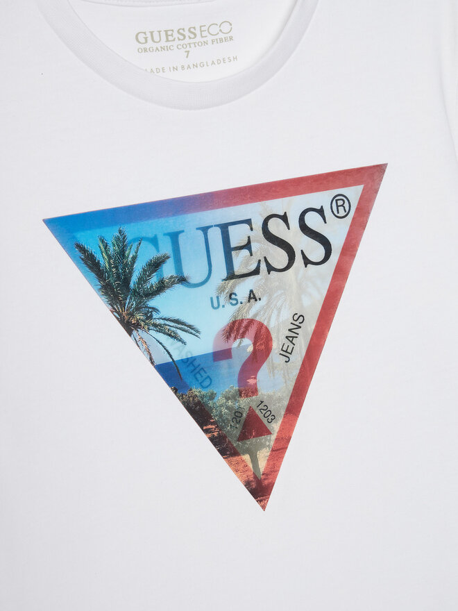 Guess Guess Camiseta L5GI26 K8HM4 Blanco Regular Fit