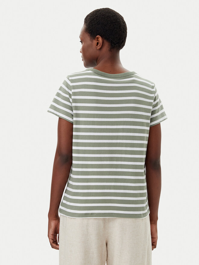 Gap Gap Marškinėliai 721625-01 Žalia Regular Fit