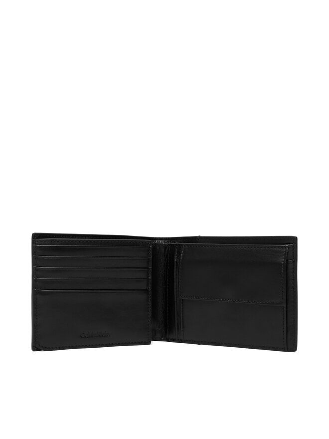 Calvin Klein Geldbörse Calvin Klein Raised Ew Trifold LV04D1228G Schwarz