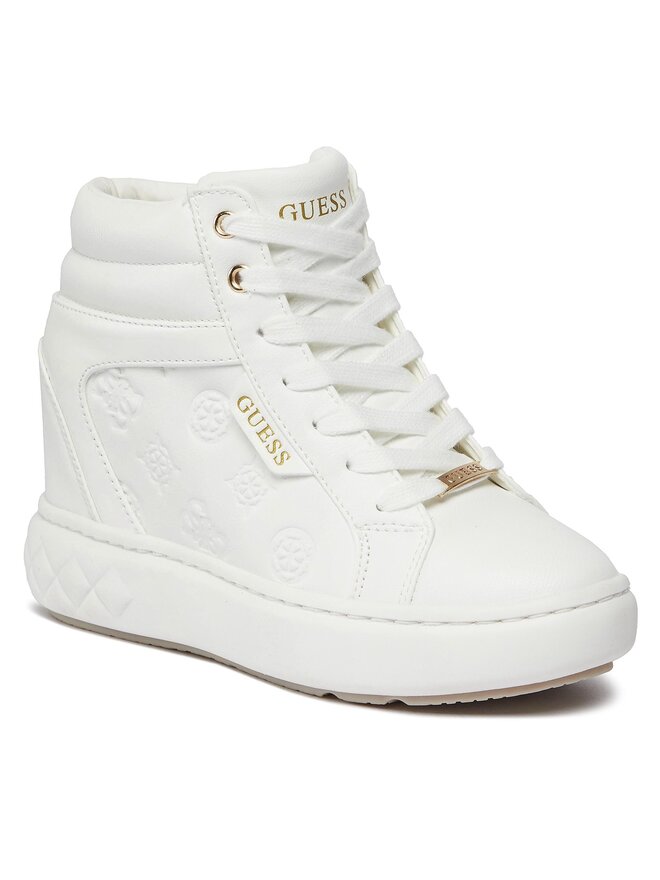 Sneakers Guess Roxana FL8ROX LEA12 Bianco escarpe