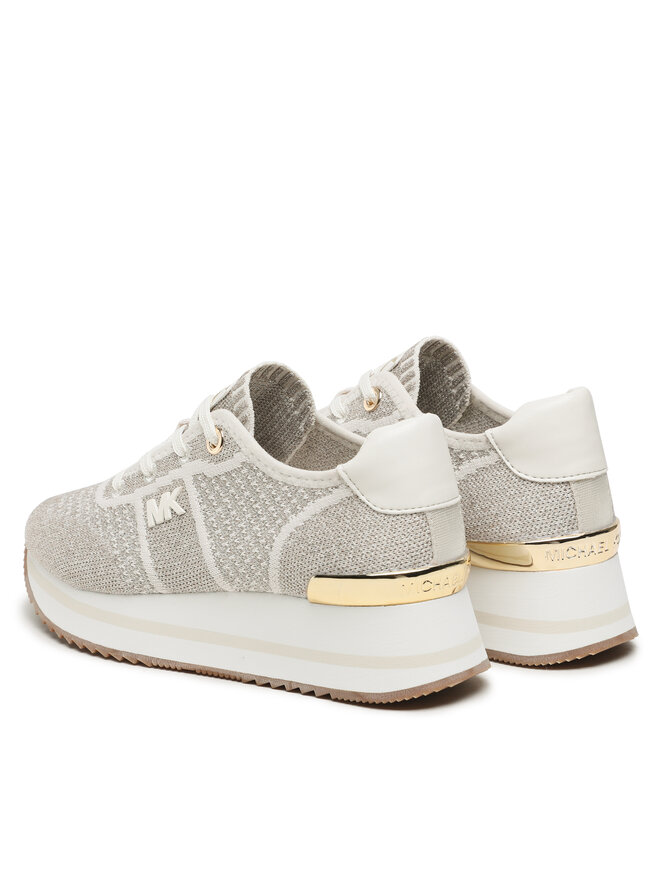 MICHAEL Michael Kors Sneakersy MICHAEL Michael Kors Monique Knit Trainer 43F3MQFSAM Šedá